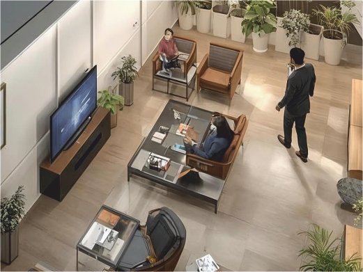 Reception overall view